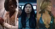 Lupita Nyong'o, em Nós; Awkwafina, em A Despedida; e Jennifer Lopez, em As Golpistas: atrizes ficaram ausentes na lista de indicados ao Oscar 2020 - Divulgação