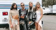 Pabllo Vittar, Conchita Wurst, Bill Kaulitz e Heidi Klum em foto publicada em seu perfil - Instagram