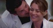 Ellen Pompeo e Patrick Dempsey formaram um casal em "Grey's Anatomy" - Reprodução/ABC