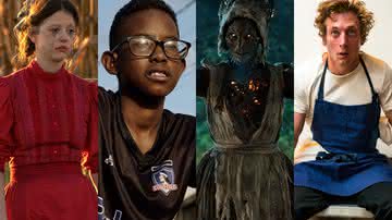 "Pearl", "Marte Um", "O Gabinete de Curiosidades de Guillermo del Toro", "The Bear" e mais estão em nossa lista de produções que mereciam mais atenção em 2022 - Reprodução/A24/Magnolia Pictures/Netflix/Star+