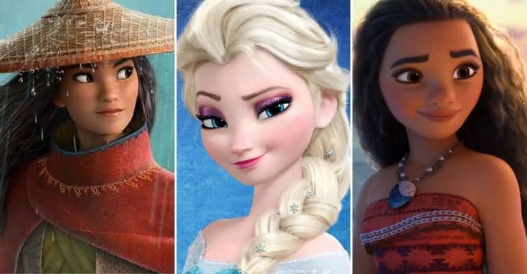 Raya, Elsa, Moana estão em nossa lista de homenagem a personagens femininas incríveis da Disney - Divulgação/Disney