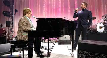 Elton John e Taron Egerton - Reprodução/YouTube