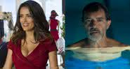 Salma Hayek em Gente Grande 2 e Antonio Banderas em Dor e Glória - Sony/Universal
