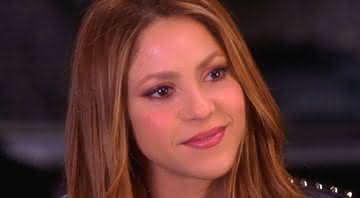 Shakira em entrevista para o programa 60 Minutes - Reprodução/CBS