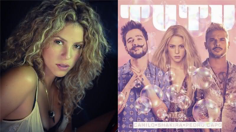 Shakira canta com Camilo e Pedro Capó em remix de Tutu - Instagram