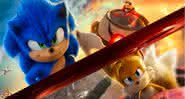 "Sonic 2": Ouriço azul, Tails e Knuckles ganham pôsteres individuais; confira - Divulgação/Paramount Pictures