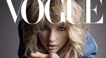 Taylor Swift na a capa da Vogue September Issue. Divulgação/Vogue