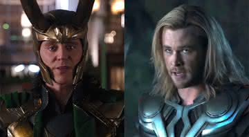Loki e Thor no primeiro filme de Os Vingadores - Reprodução/Marvel